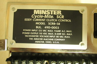 MINSTER SCRB-58 Clutch Control | Global Machine Brokers, LLC (4)