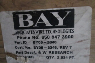 BAY ASSOCIATES WIRE TECHNOLOGIES BY06-3346 Industrial Components | Global Machine Brokers, LLC (3)