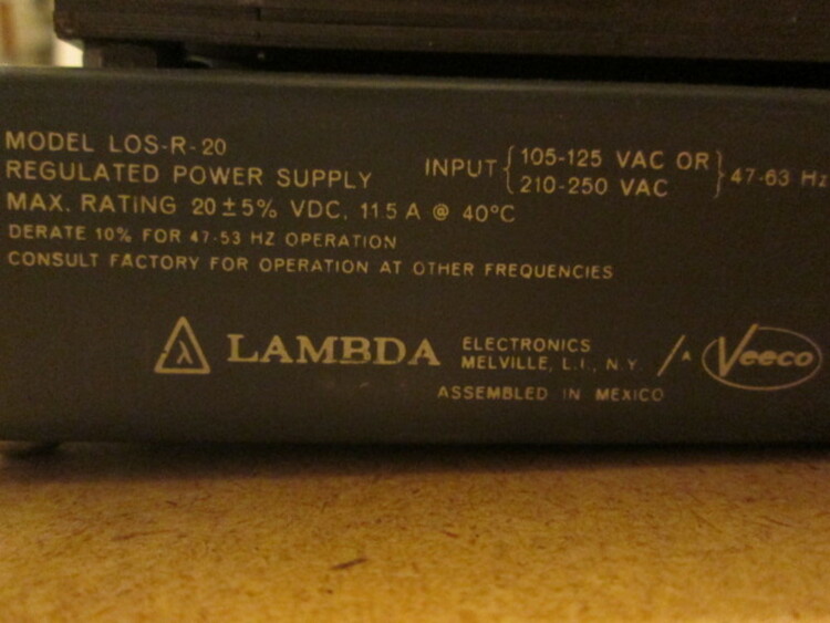 Lambda LOS-R-20 Industrial Components | Global Machine Brokers, LLC
