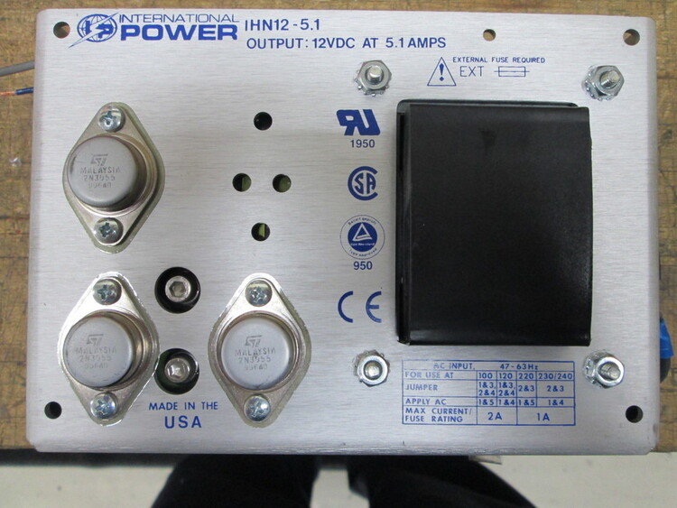 International Power IHN12-5.1 Electrical | Global Machine Brokers, LLC