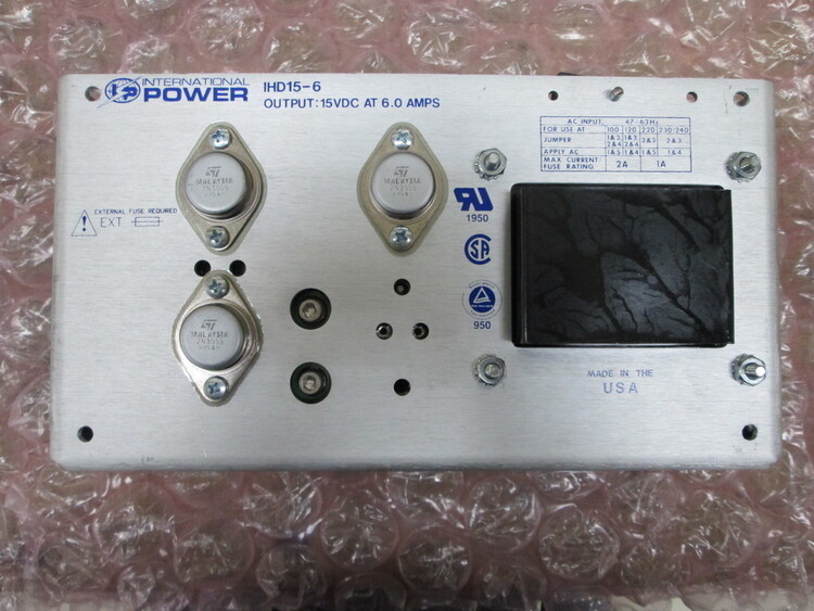 International Power IHD-15 Electrical | Global Machine Brokers, LLC