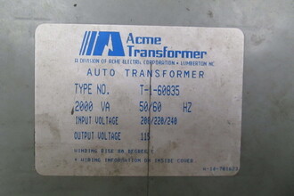 ACME ELECTRIC TRANSFORMER T-1-60835 Industrial Components | Global Machine Brokers, LLC (2)
