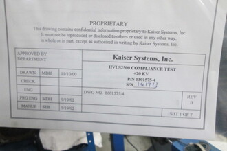 KAISER SYSTEMS HVLS2500 Industrial Components | Global Machine Brokers, LLC (11)