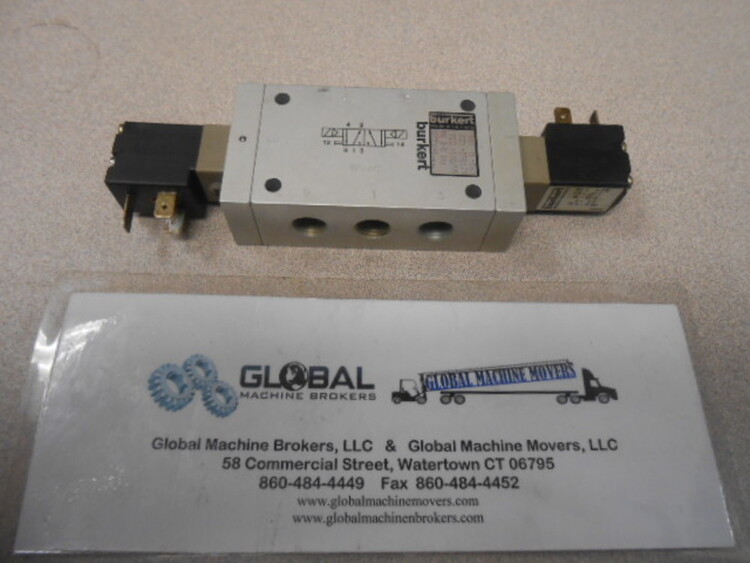 Burkert Air Solenoid Valve 110-127V, 50-60Hz, 2-4W Industrial Components | Global Machine Brokers, LLC