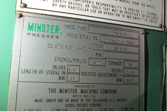 Minster Pulsar TR2-60 Minister Presses | Global Machine Brokers, LLC (8)