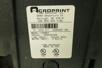 Acroprint 125NR4 Other | Global Machine Brokers, LLC (6)