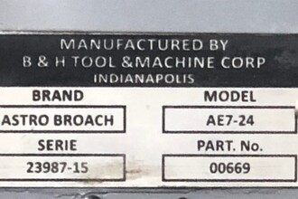 B&H AE7-24 Broach | Global Machine Brokers, LLC (5)