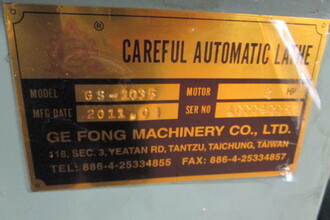 Ge Fong GS-1035 Automatic (Single Spindle) | Global Machine Brokers, LLC (2)
