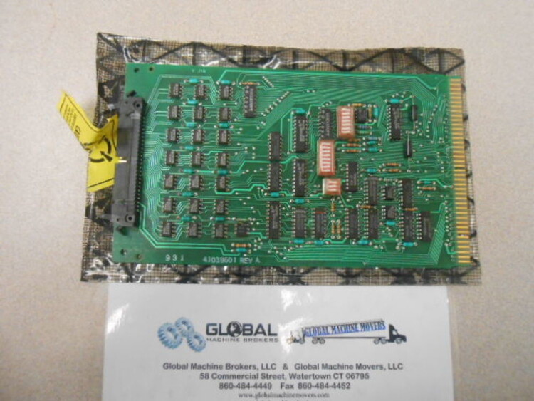 UIC 41038601 PC Board, MIT 3, REV A Industrial Components | Global Machine Brokers, LLC