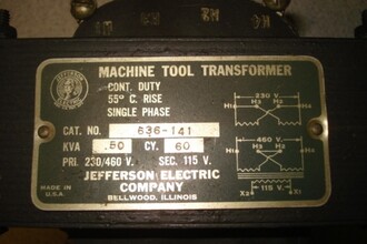 JEFFERSON ELECTRIC Machine Tool Transformer Electrical | Global Machine Brokers, LLC (8)